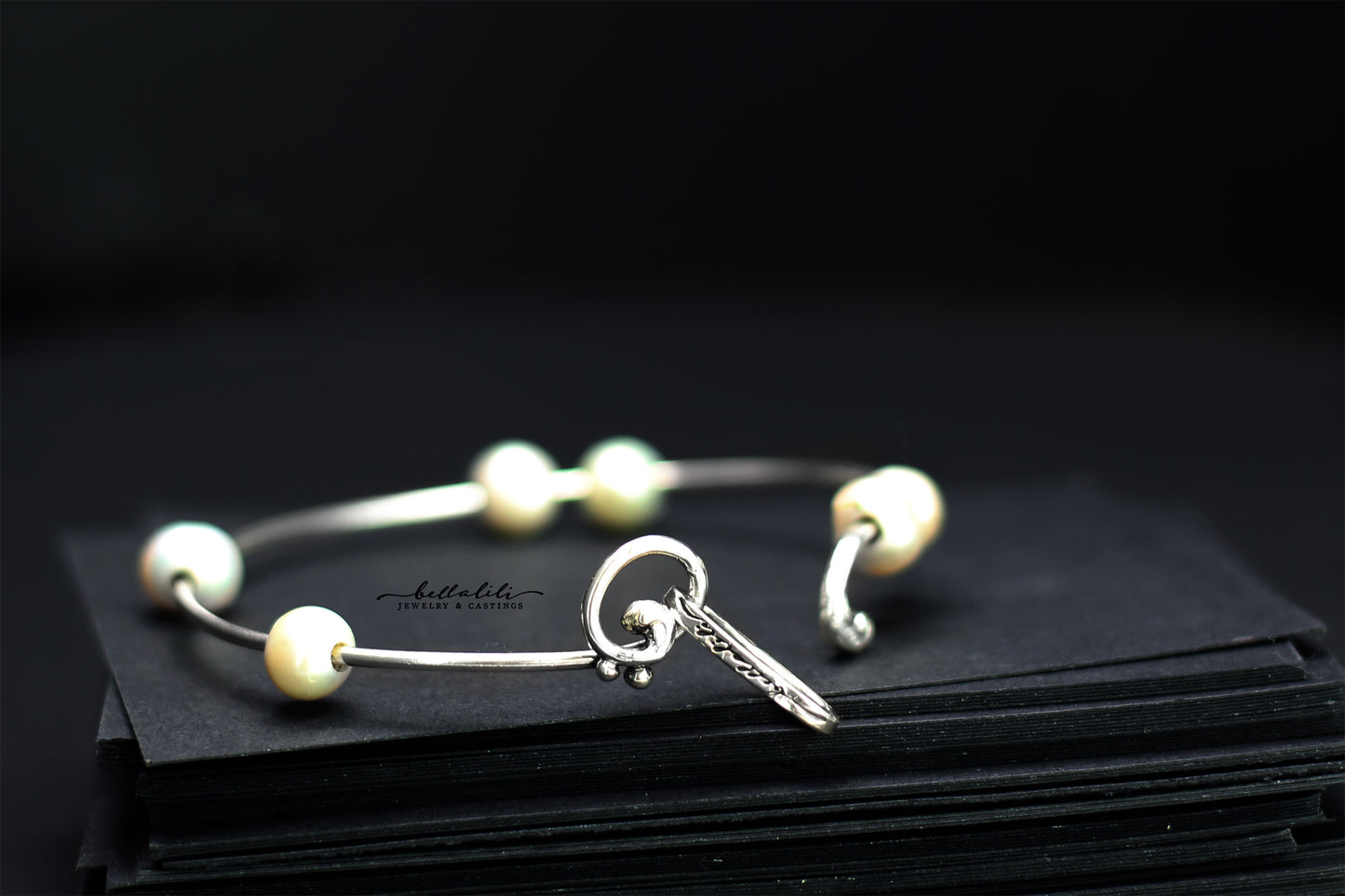 Pearl & Sterling Silver Bracelet