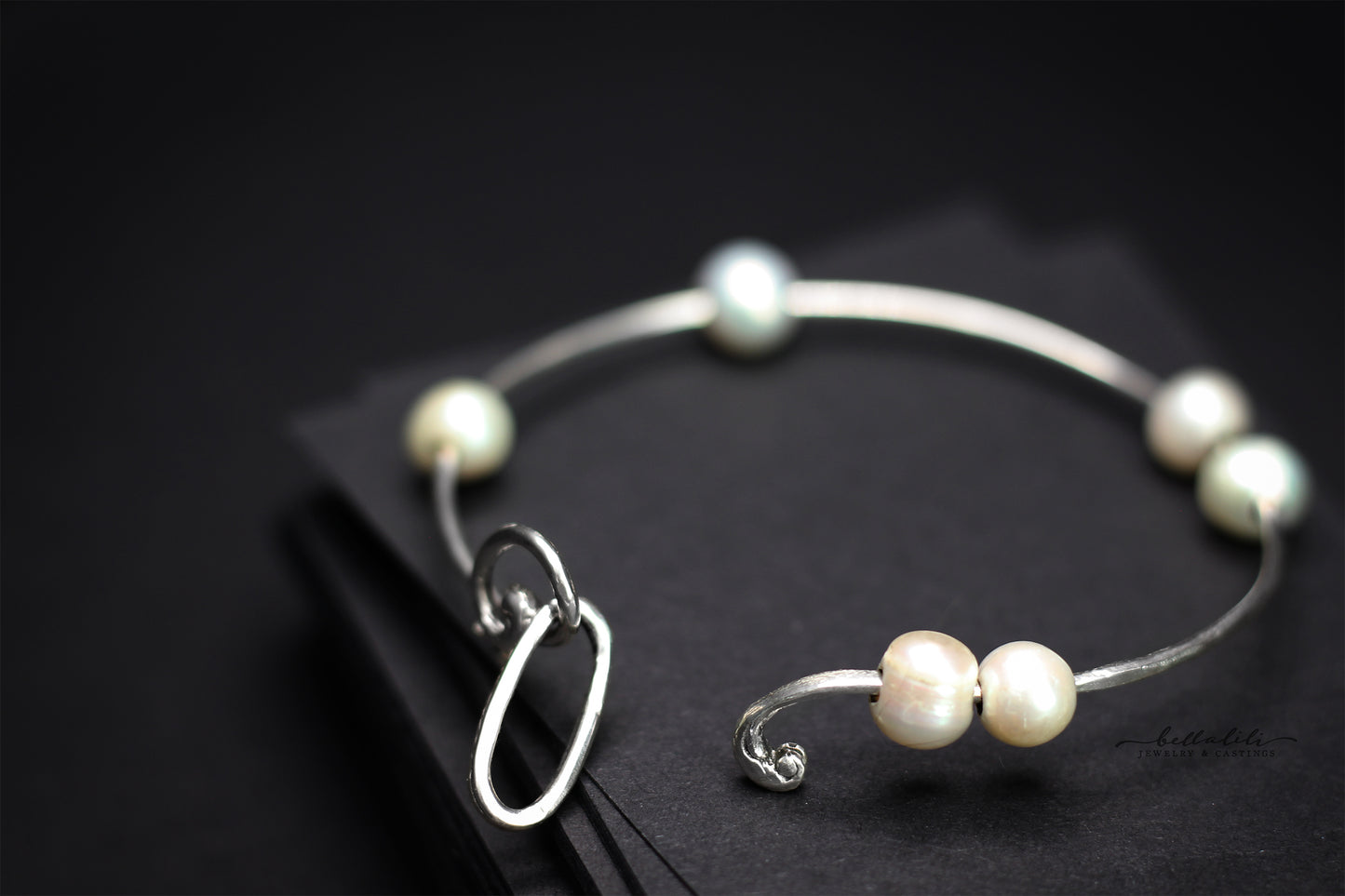 Pearl & Sterling Silver Bracelet