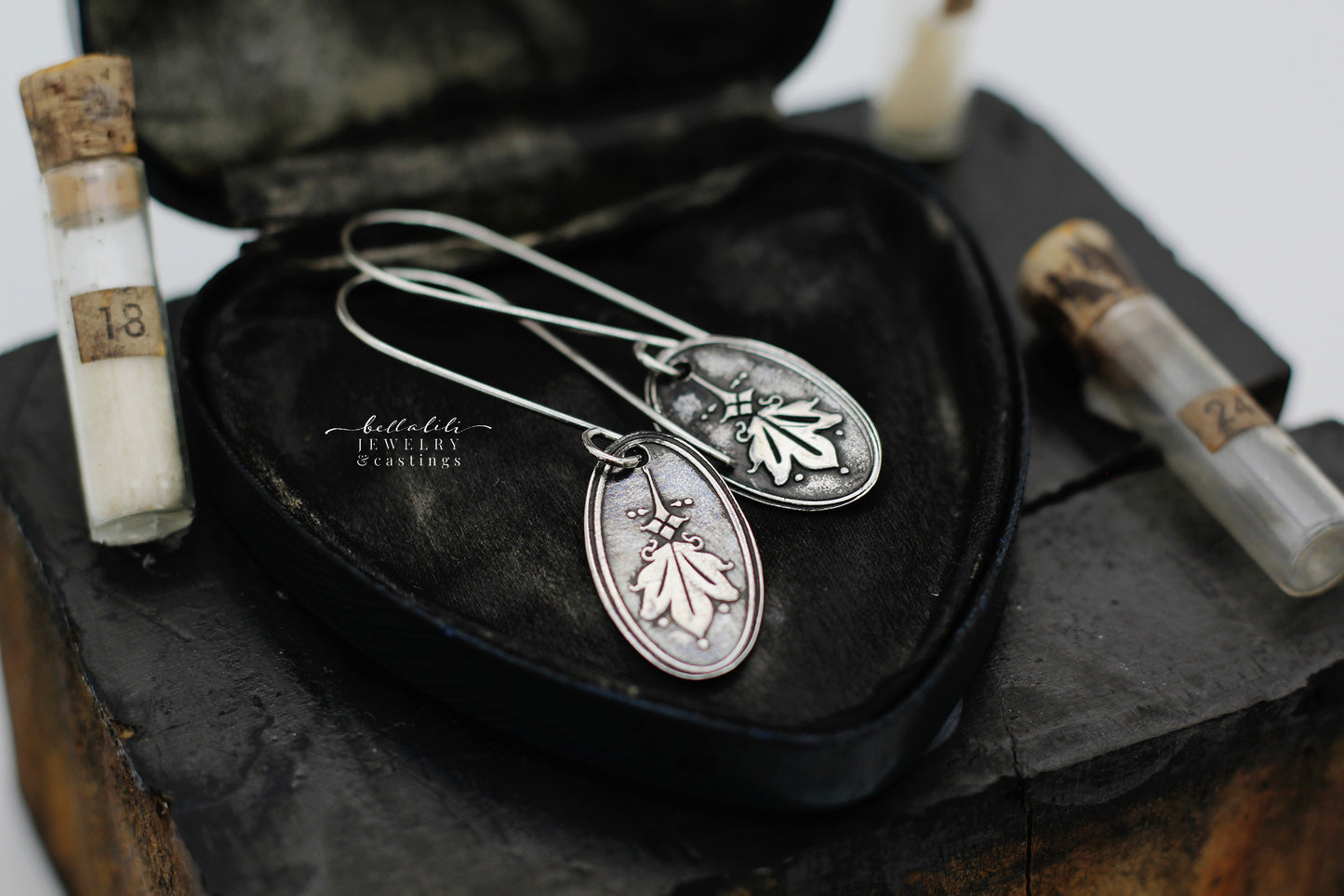 Darjeeling No.1, Tasseography Sterling Earring