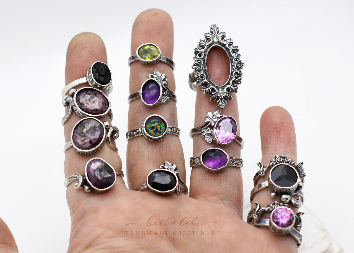 the Void Ring, Open Frame Sterling Silver Ring