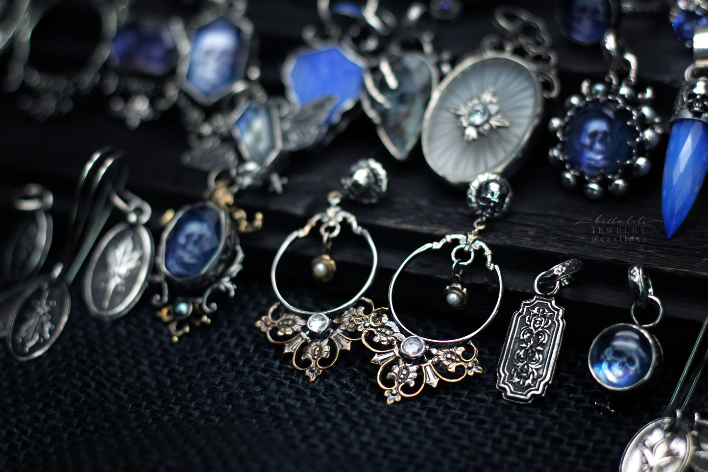 Glow in the Dark, Noble Dead Pendant Sterling Silver
