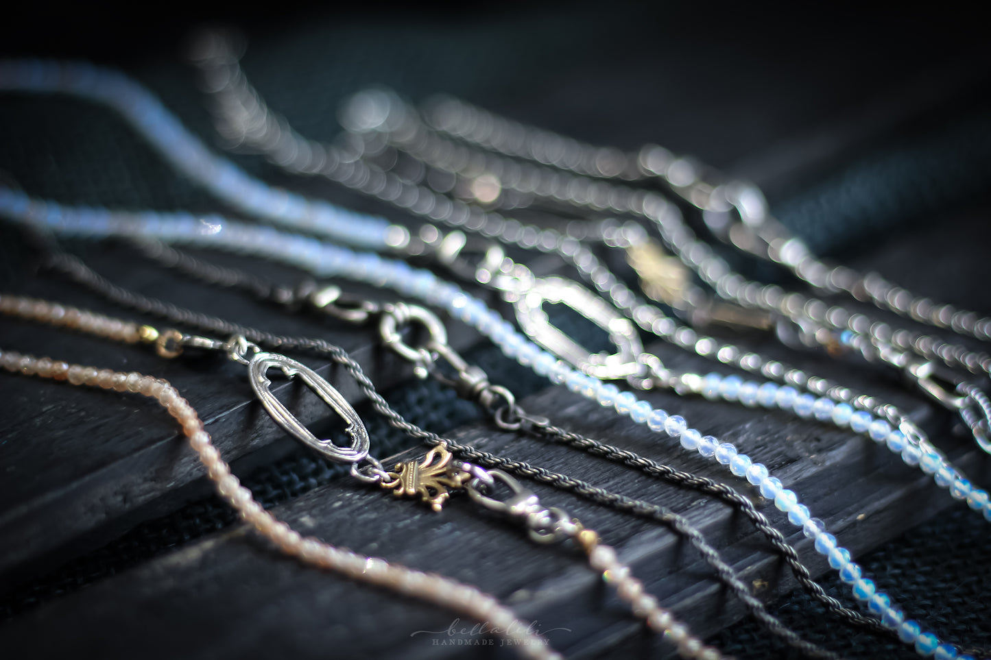 18" to 26" Necklaces, Sterling Silver