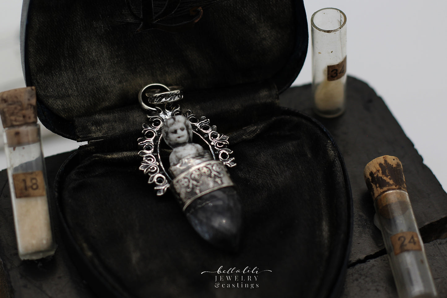 Broken Doll No.1 Sterling Silver Pendant