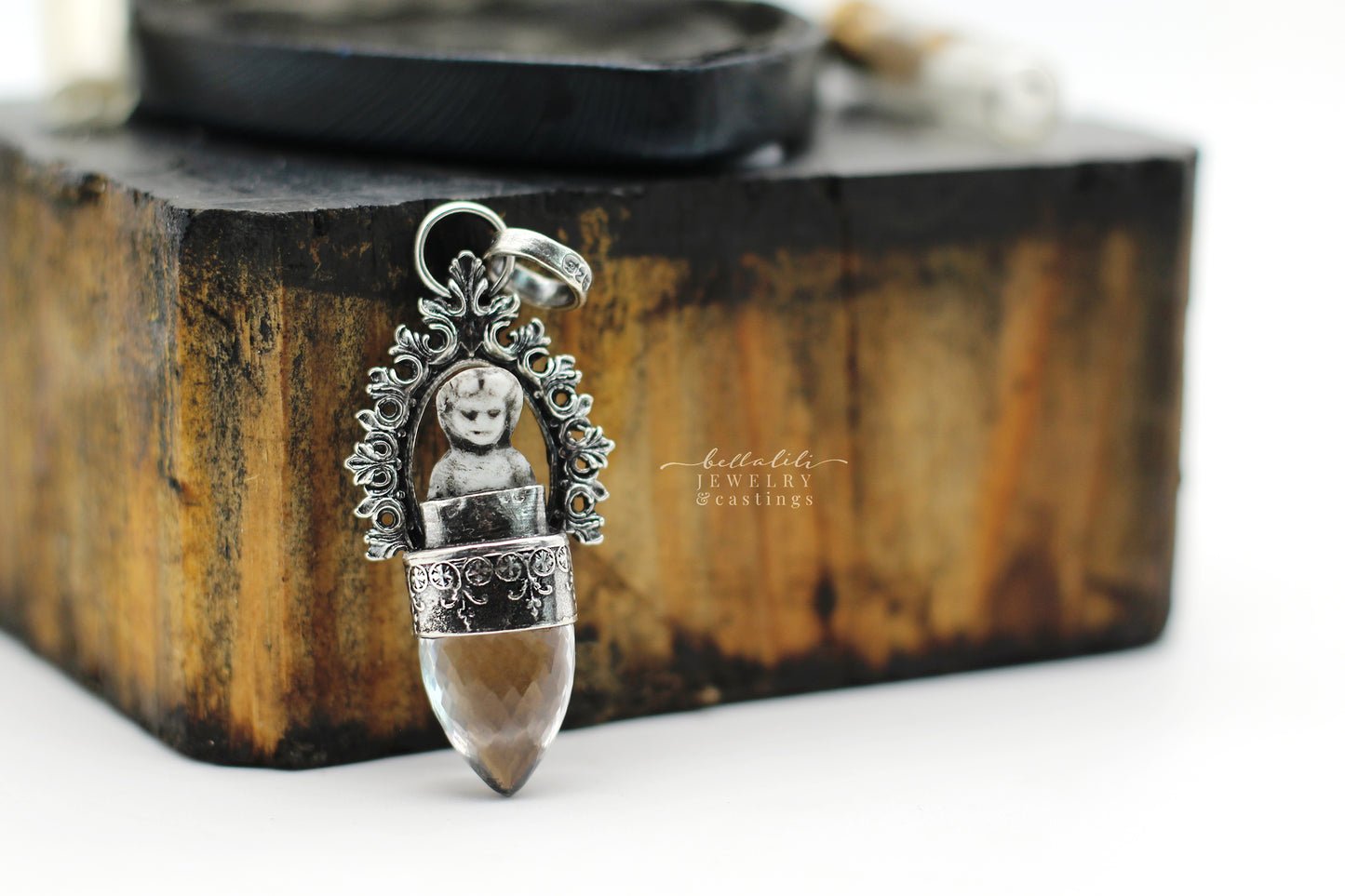 Broken Doll No.1 Sterling Silver Pendant