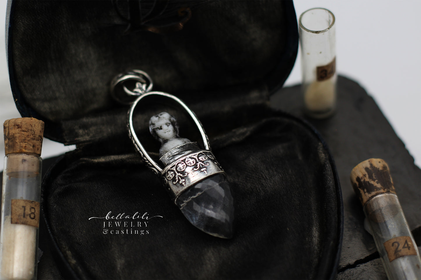 Broken Doll No.2 Sterling Silver Pendant