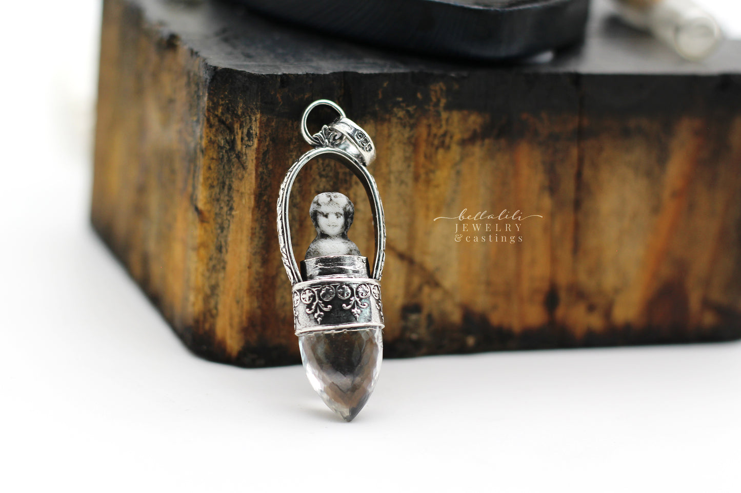 Broken Doll No.2 Sterling Silver Pendant