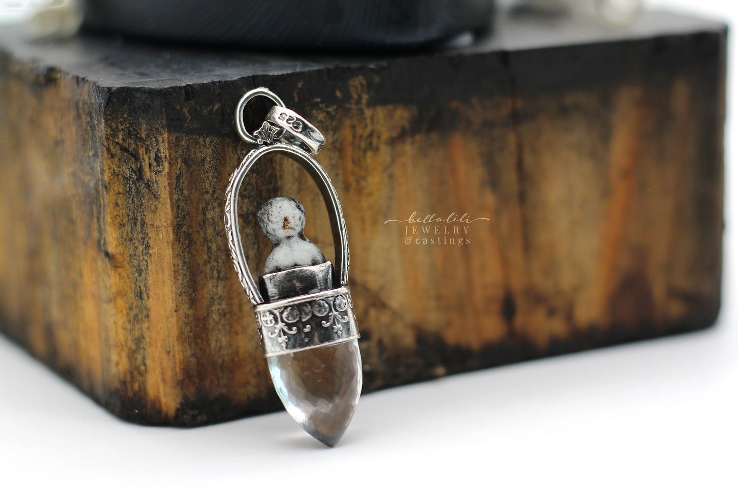 Broken Doll No.2 Sterling Silver Pendant