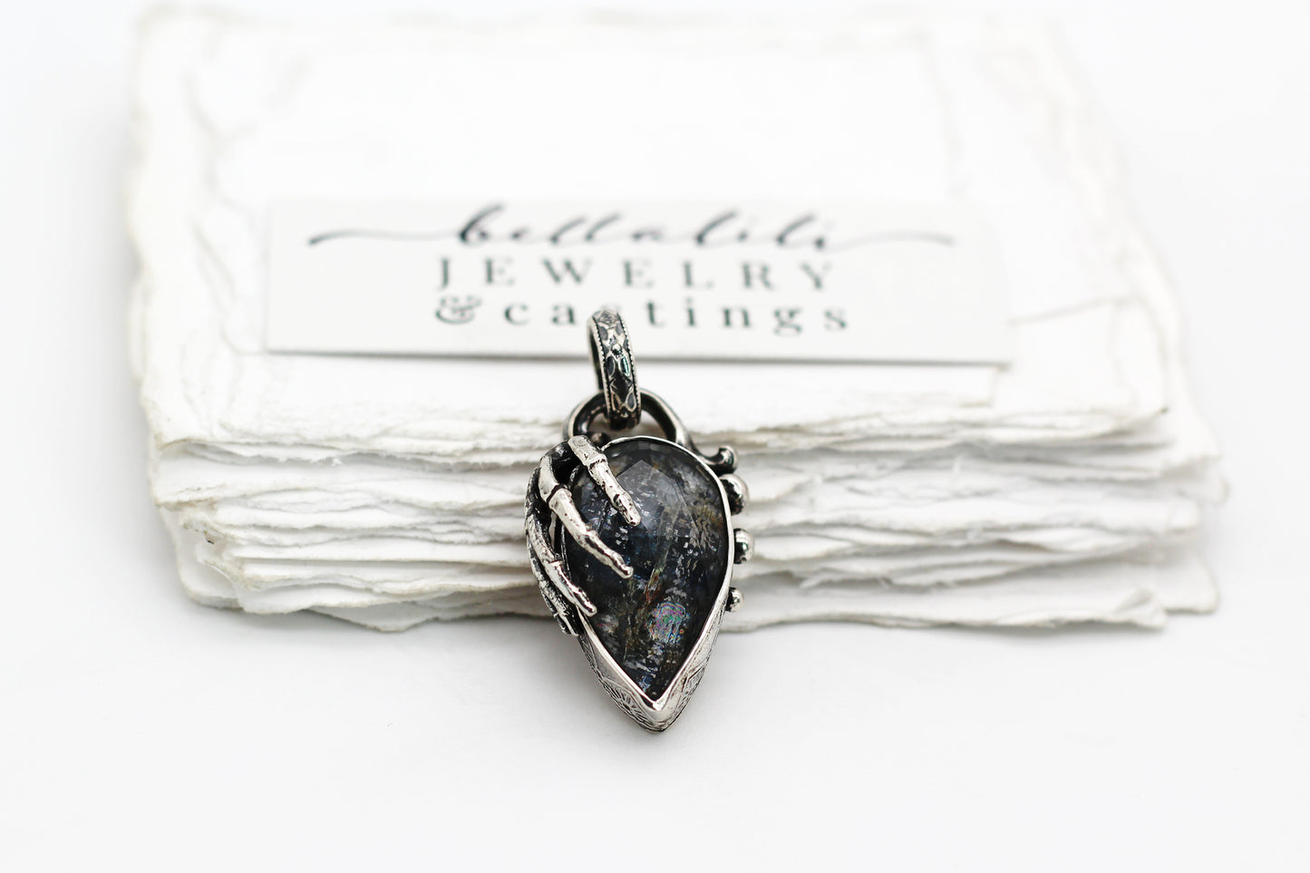 Elegy of Blue, Noble Dead, Pendant Sterling Silver