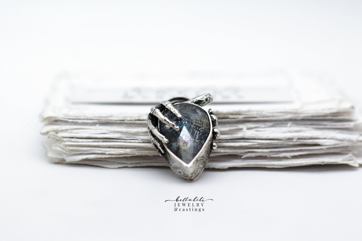 Elegy of Blue, Noble Dead, Pendant Sterling Silver