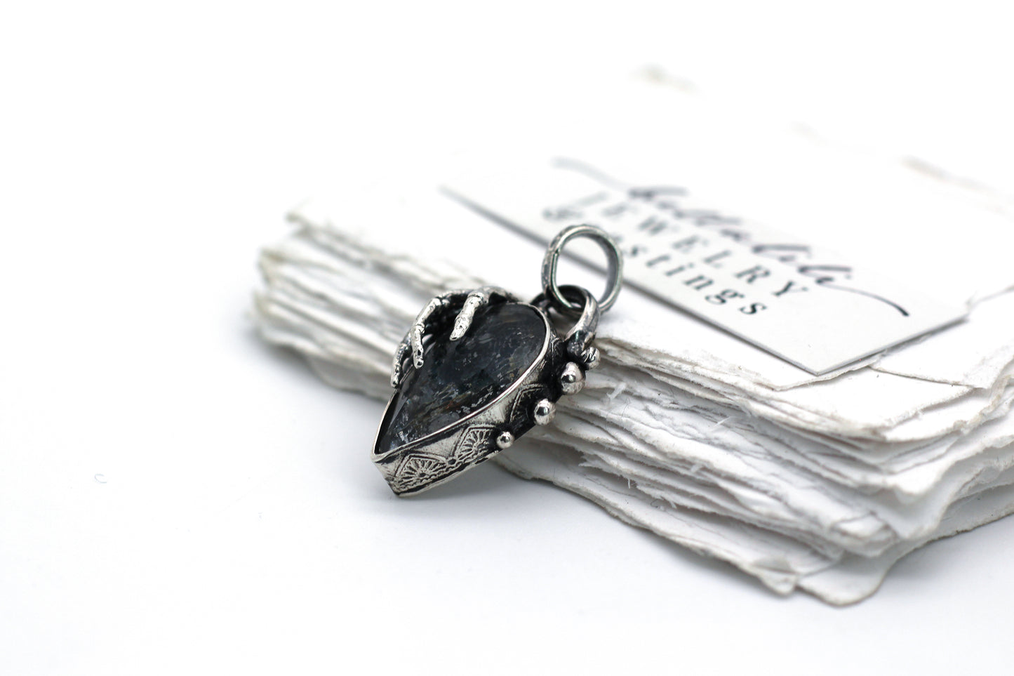 Elegy of Blue, Noble Dead, Pendant Sterling Silver