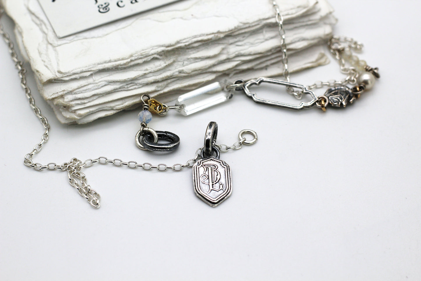 26" Quartz & Sterling Silver Necklace