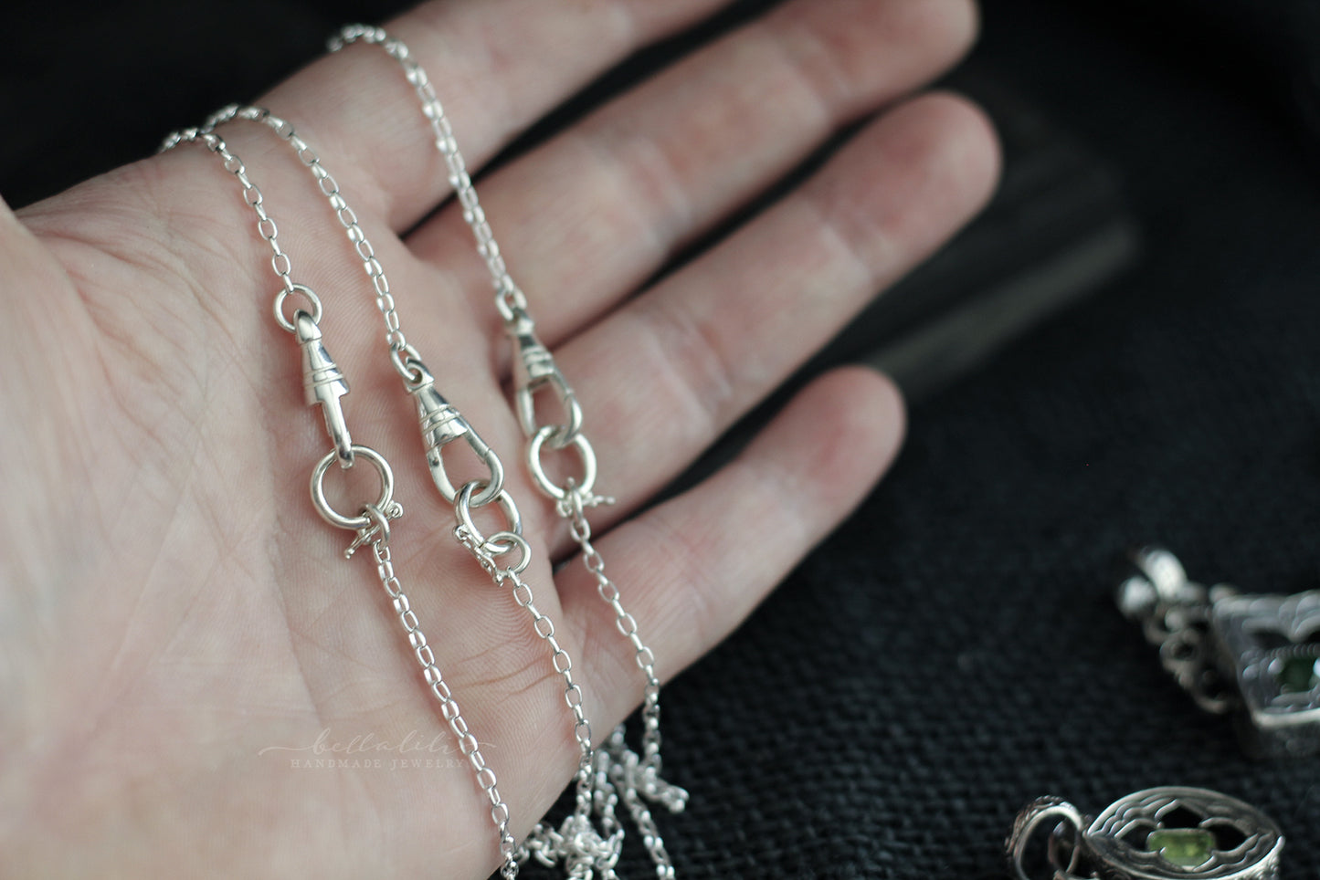 18", 20", or 22" Rolo Chain, Sterling Silver