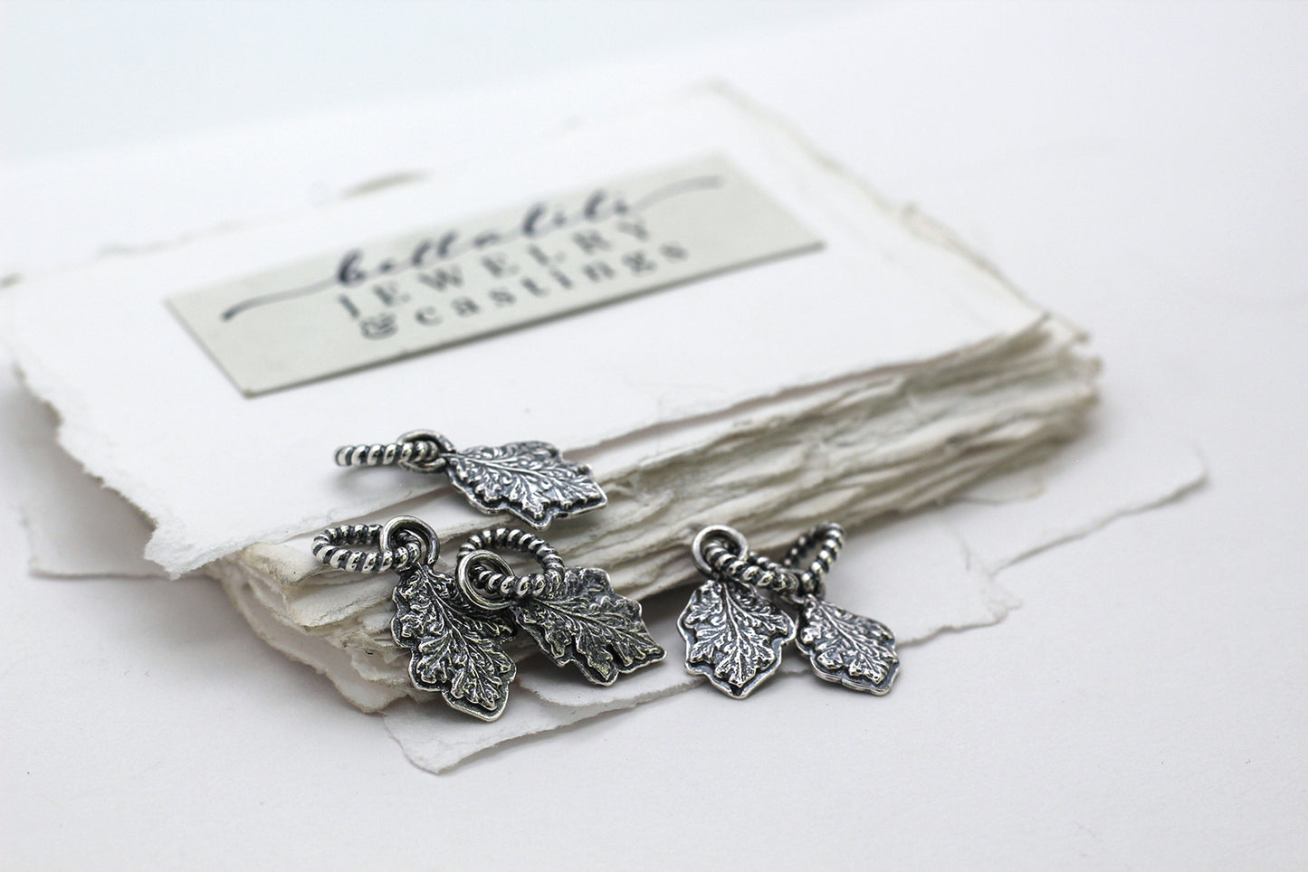 Oaklynne, Engraved Sterling Leaf Pendant