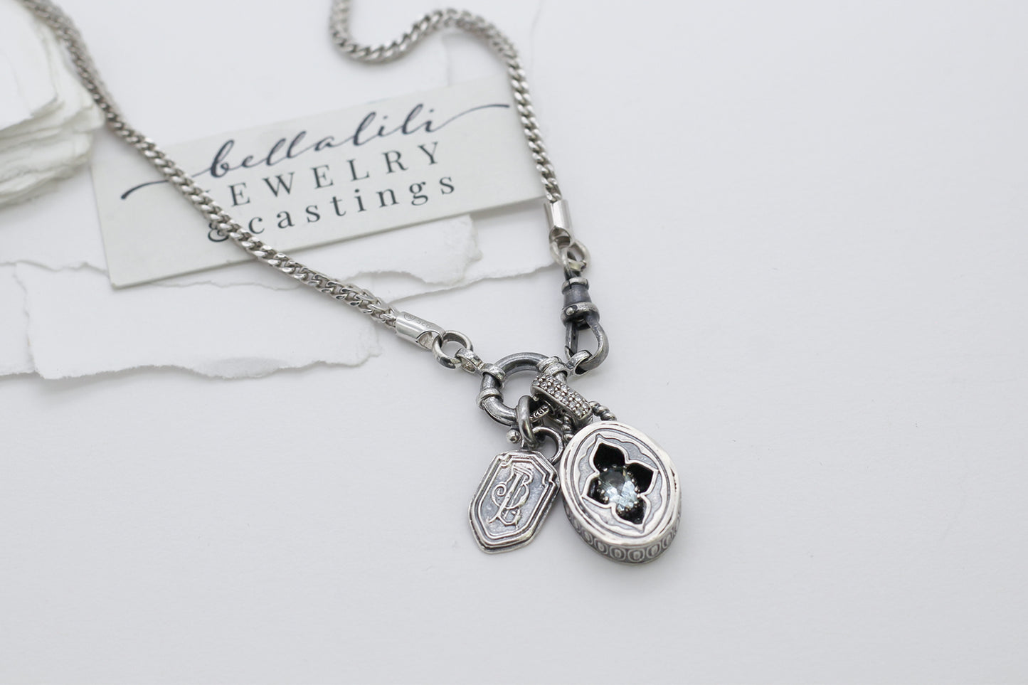 Parapette Chain, 21" Sterling Necklace