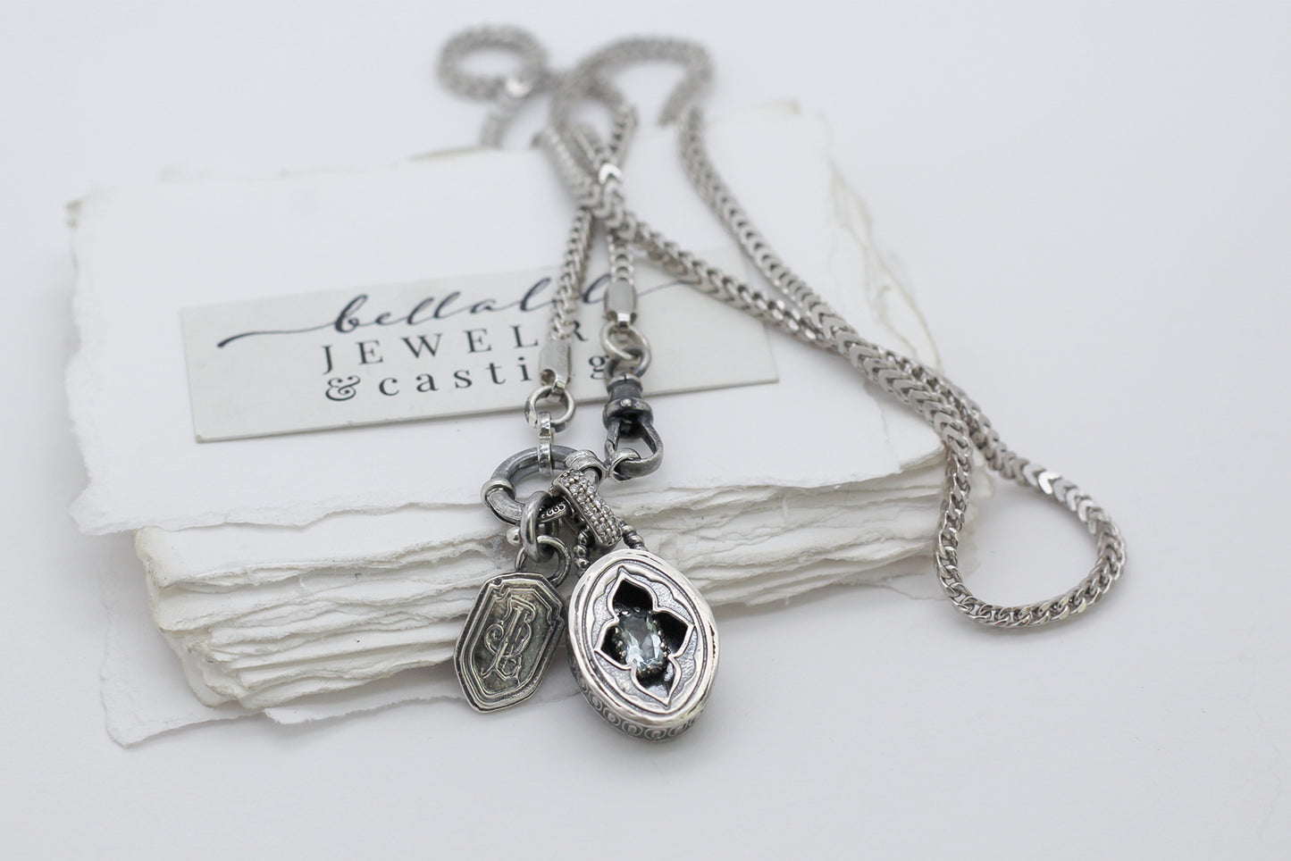 Parapette Chain, 21" Sterling Necklace