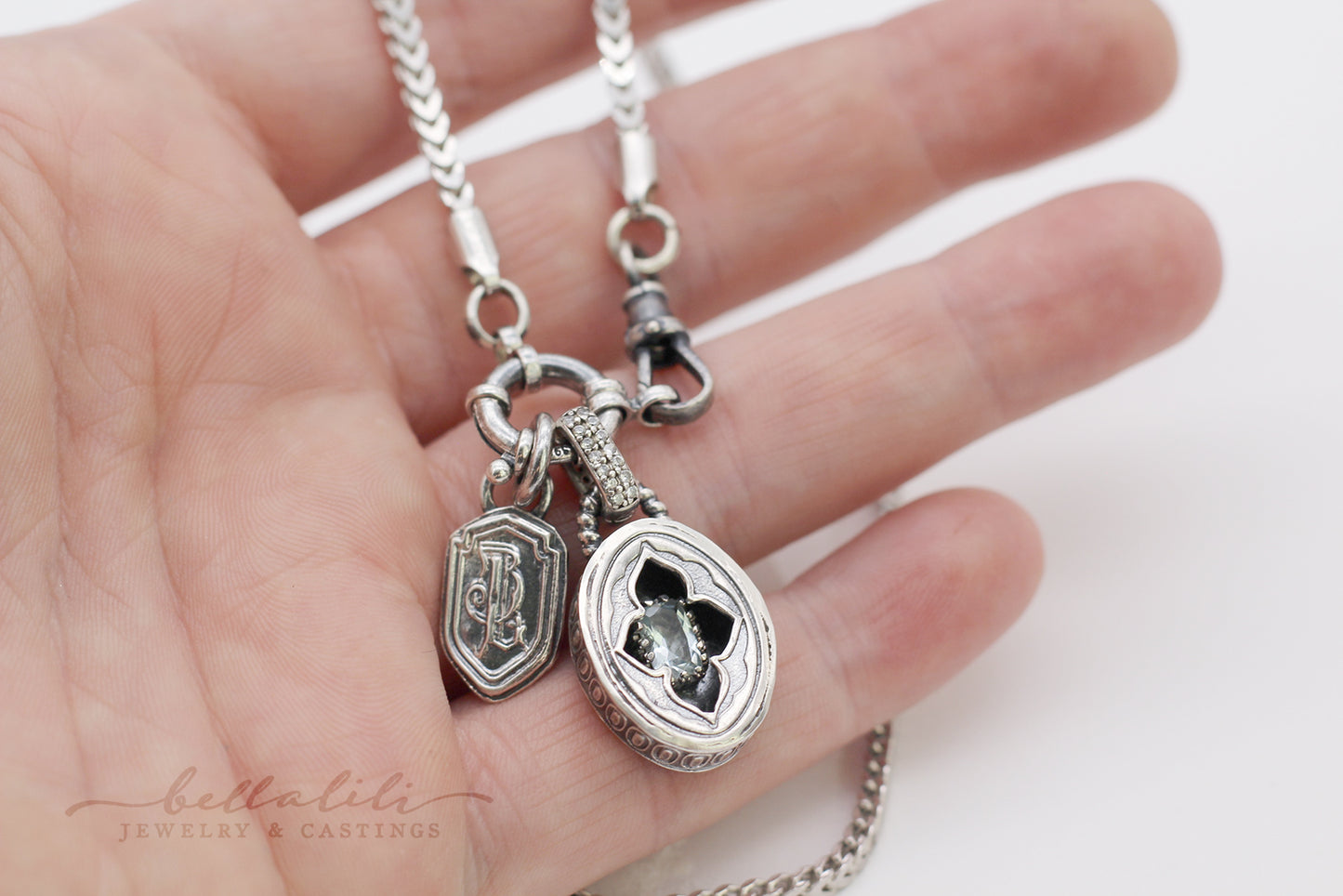 Parapette Chain, 21" Sterling Necklace