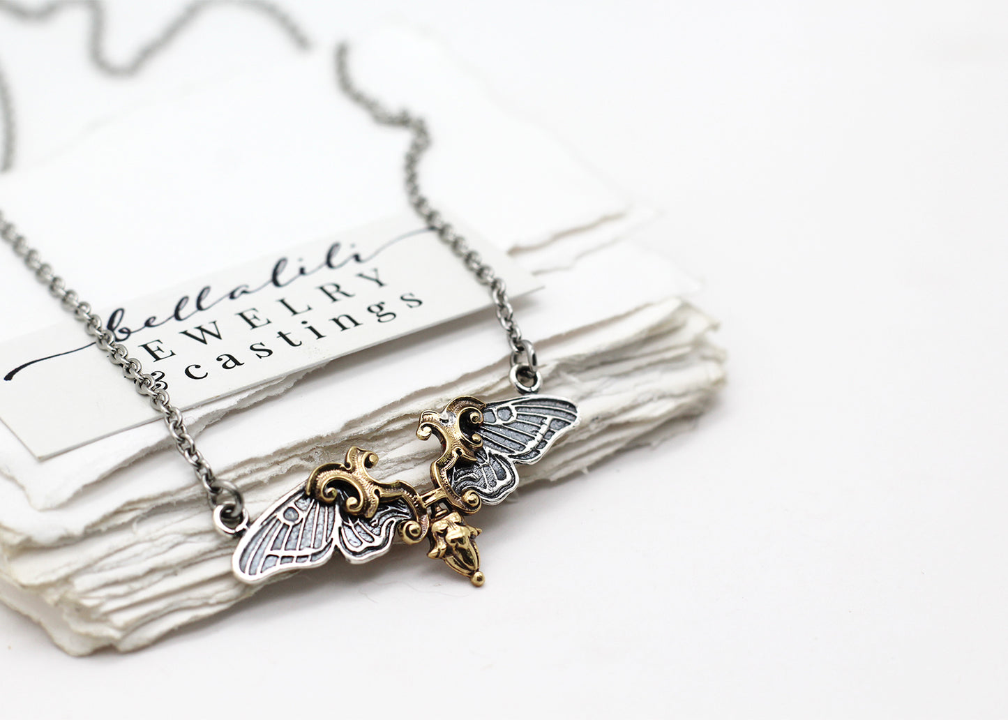Nocturne Aetherwing, Moth Necklace