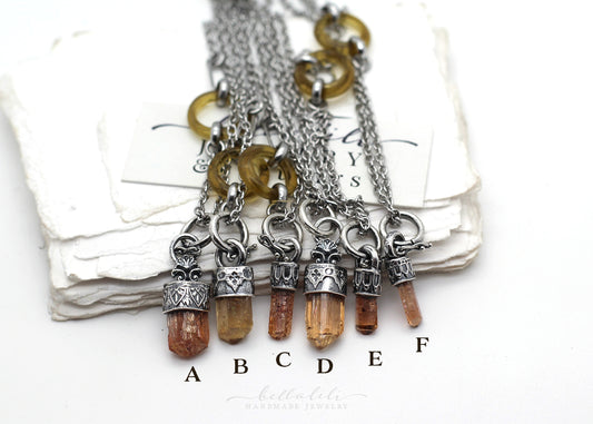 The Aperitivo, Imperial Topaz Necklaces