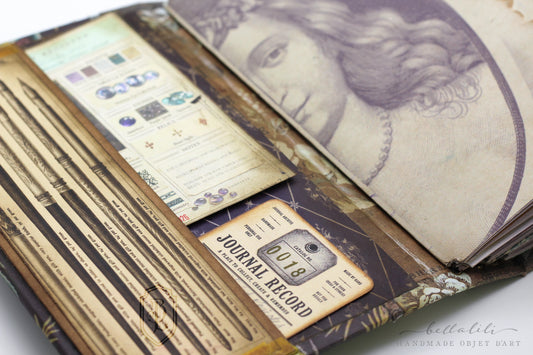 The Violet Register, One of a Kind Handmade Writing Journal