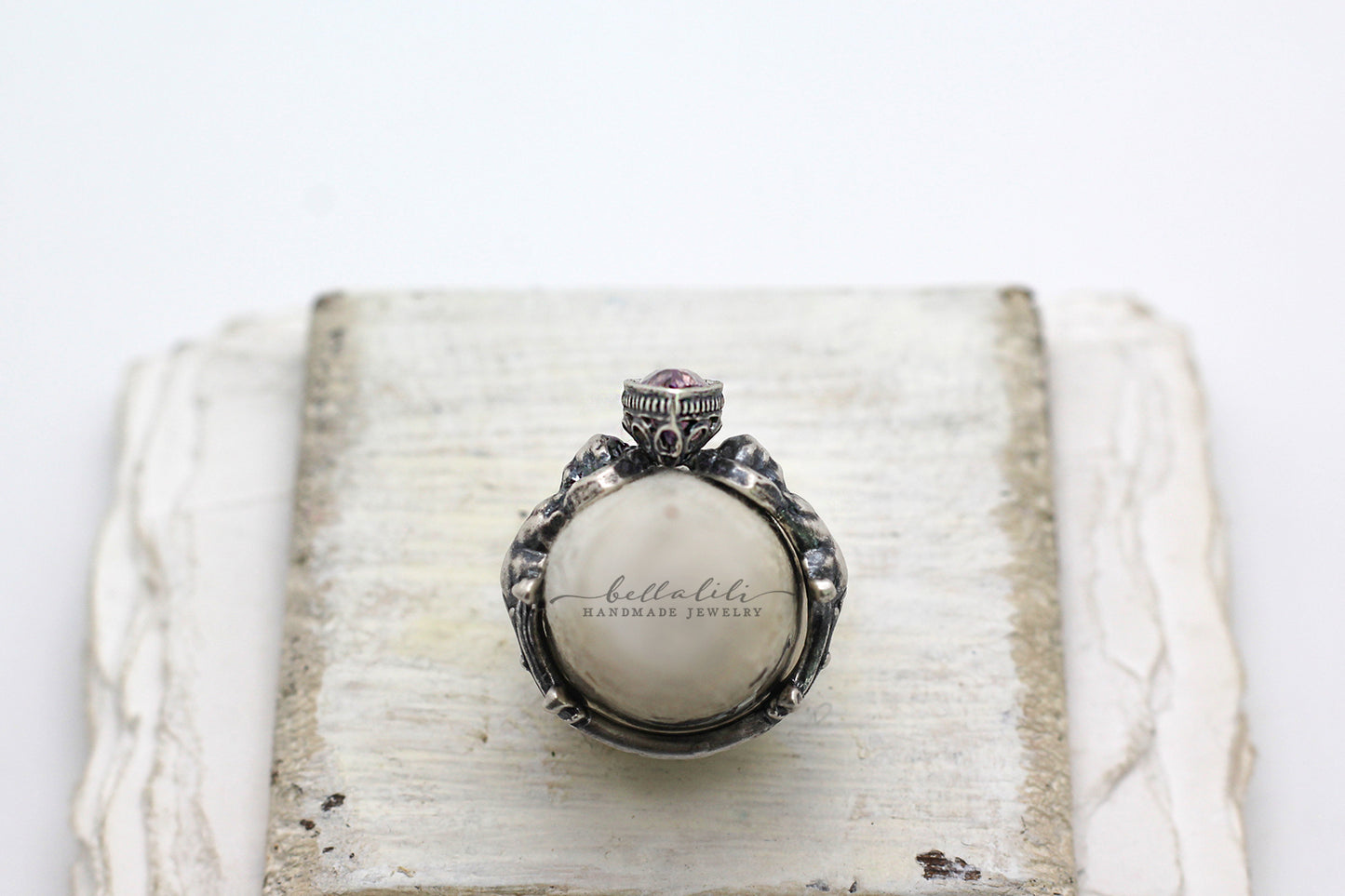 2.25ct Kunzite Solitaire Ring, Sterling Silver, Sized to Order