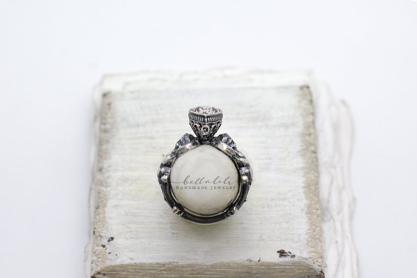 3.6ct Kunzite Solitaire Ring, Sterling Silver, Sized to Order