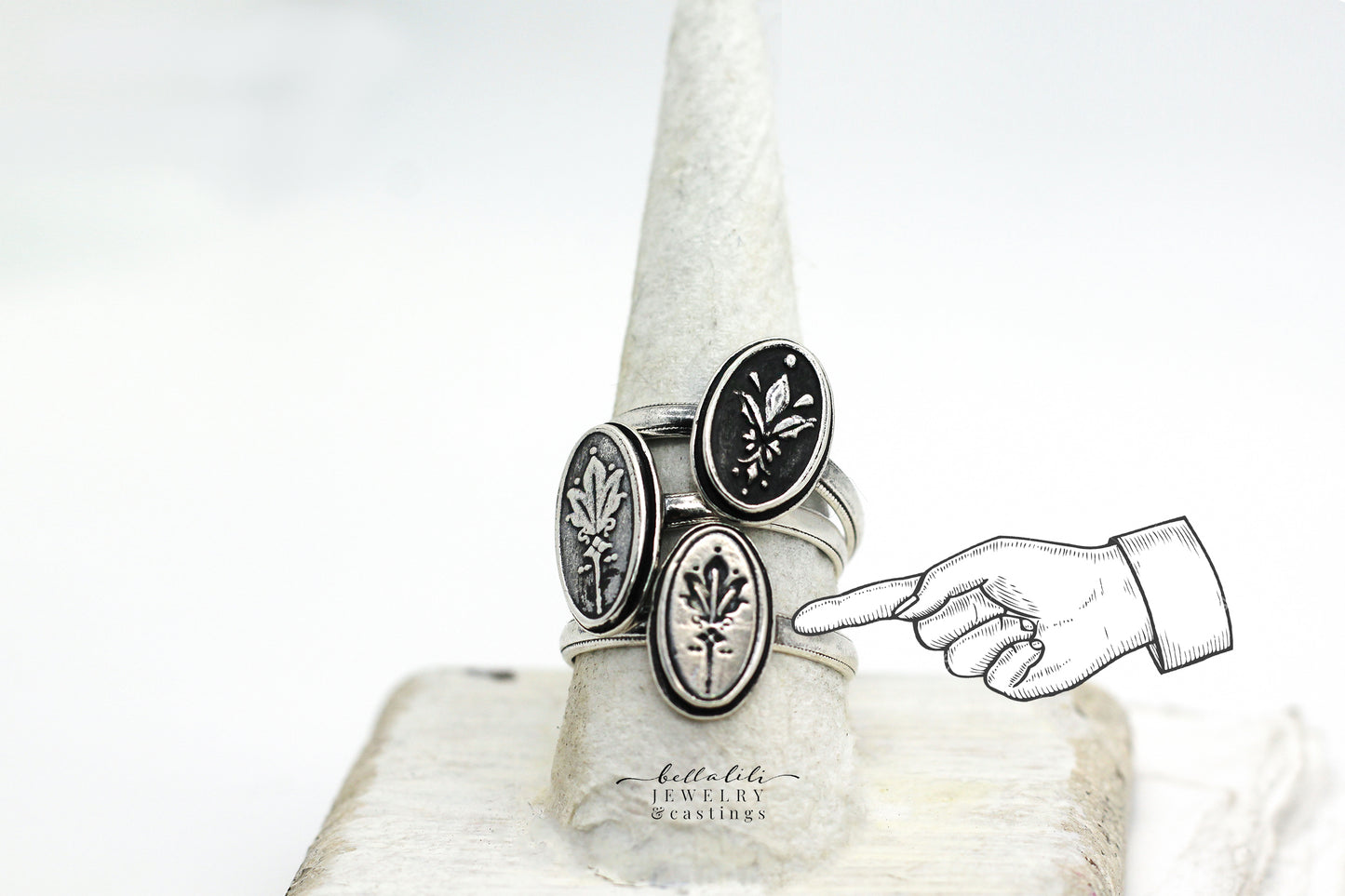 Darjeeling No.1, Tasseography Sterling Ring