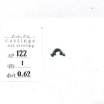 AP122 Fob Casting, Sterling Silver