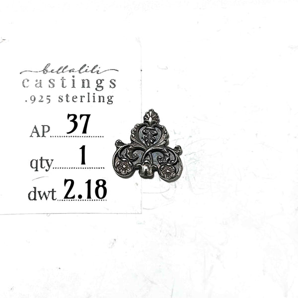 AP37 Decorative Casting, Sterling Silver