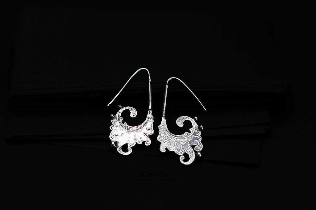 Fernova Earrings Sterling Silver Hoops