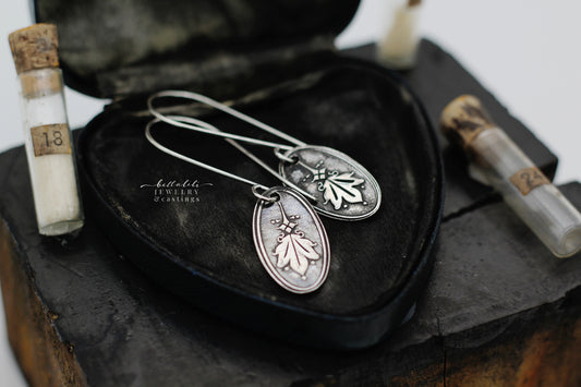 Darjeeling No.1, Tasseography Sterling Earring
