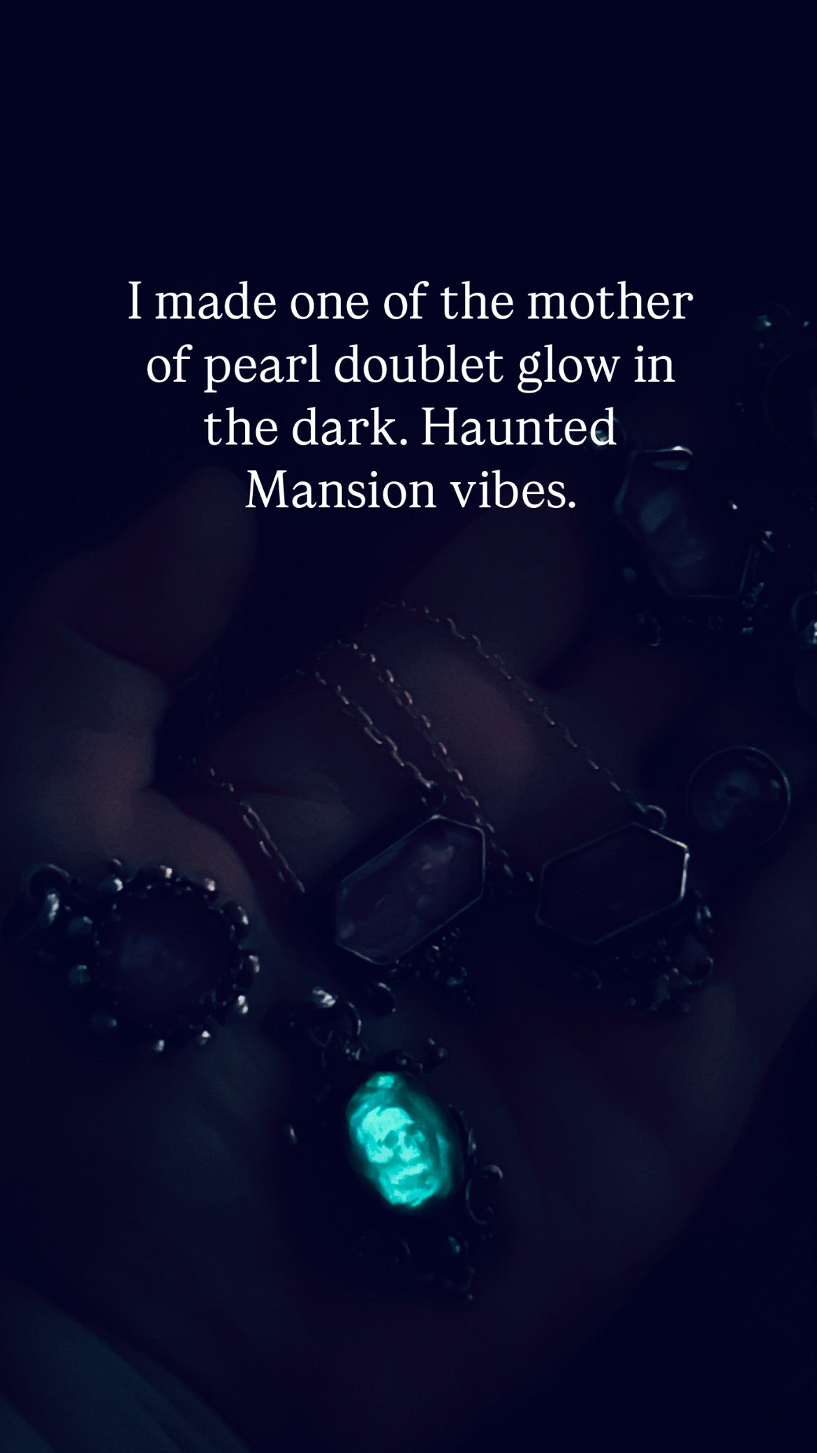 Glow in the Dark, Noble Dead Pendant Sterling Silver