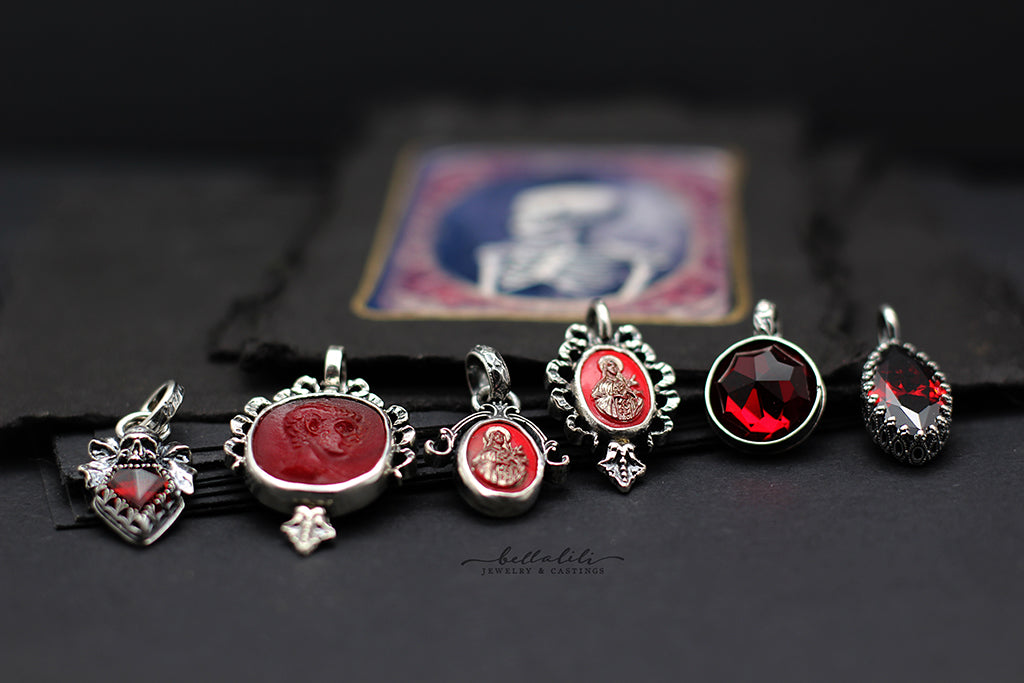 Emperor Geta, House of Garnet, Sterling Silver handmade Jewelry