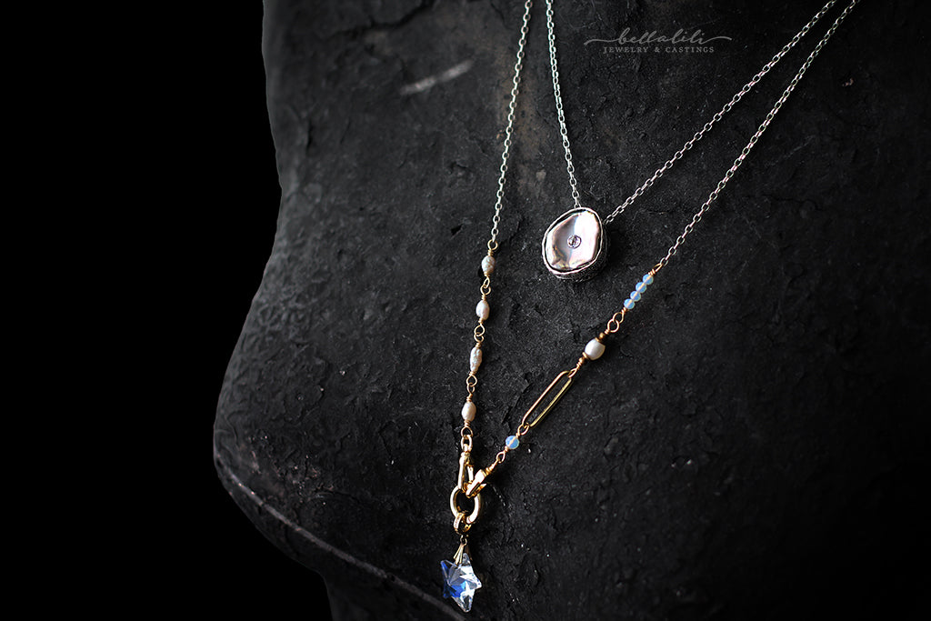 Astarte's Pearl, Sterling Silver Pendant