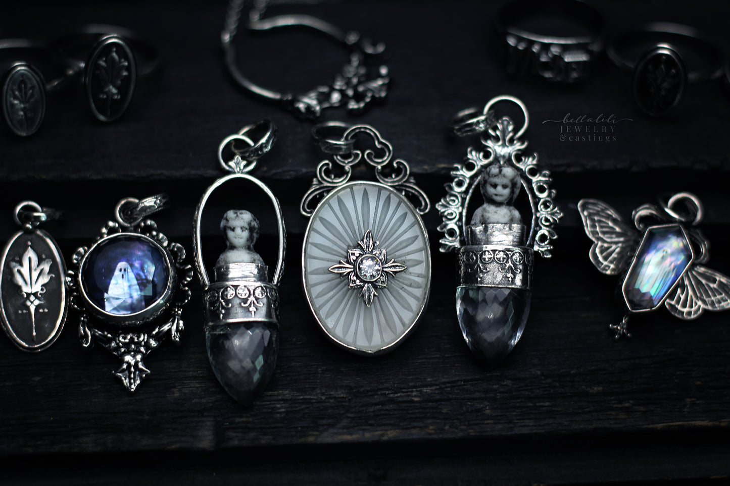 Broken Doll No.1 Sterling Silver Pendant