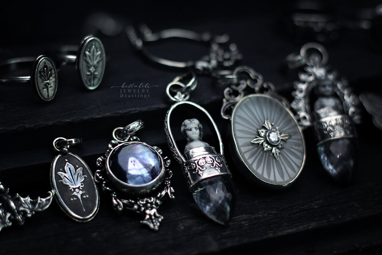 Broken Doll No.1 Sterling Silver Pendant