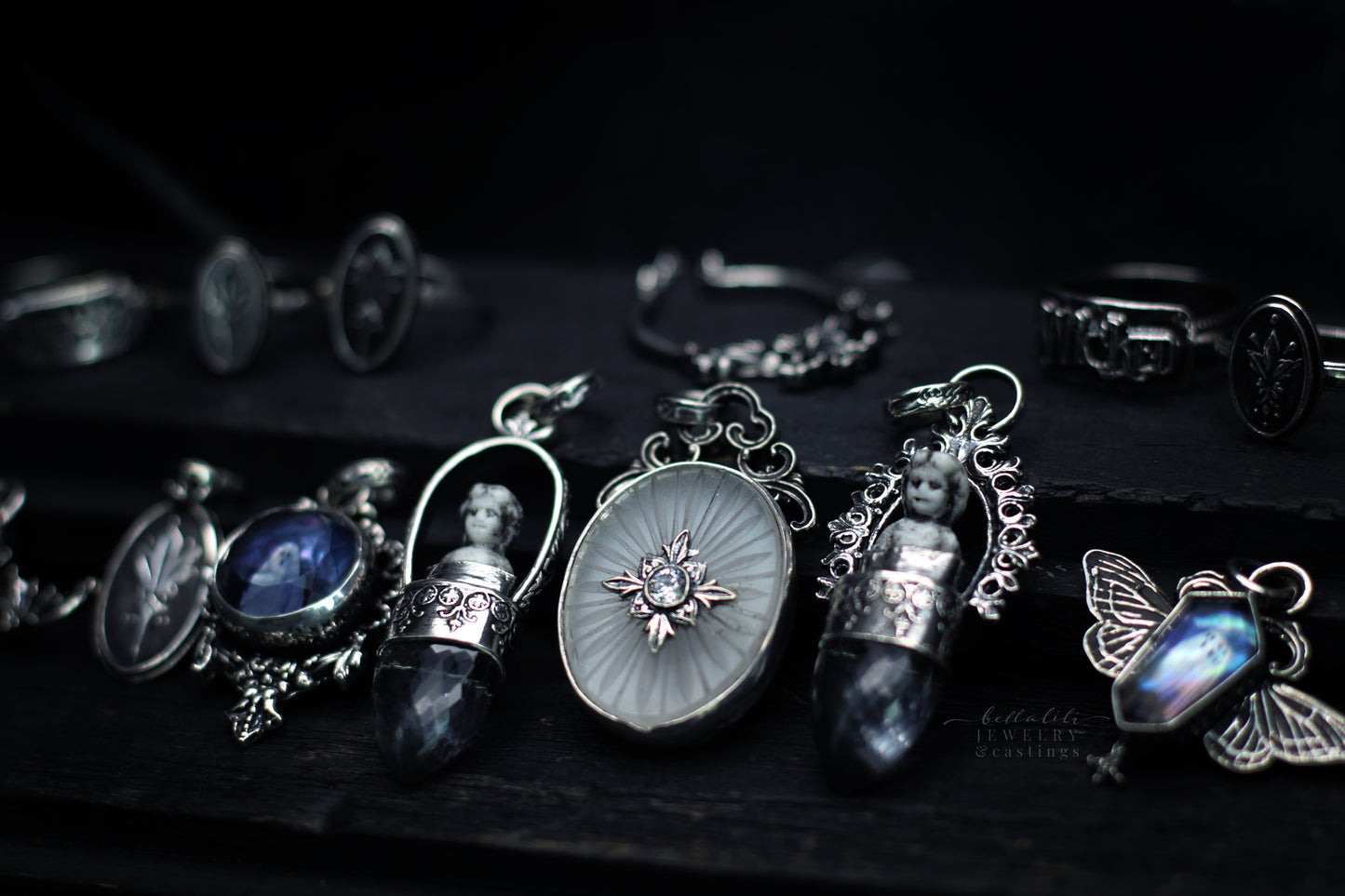 Broken Doll No.1 Sterling Silver Pendant