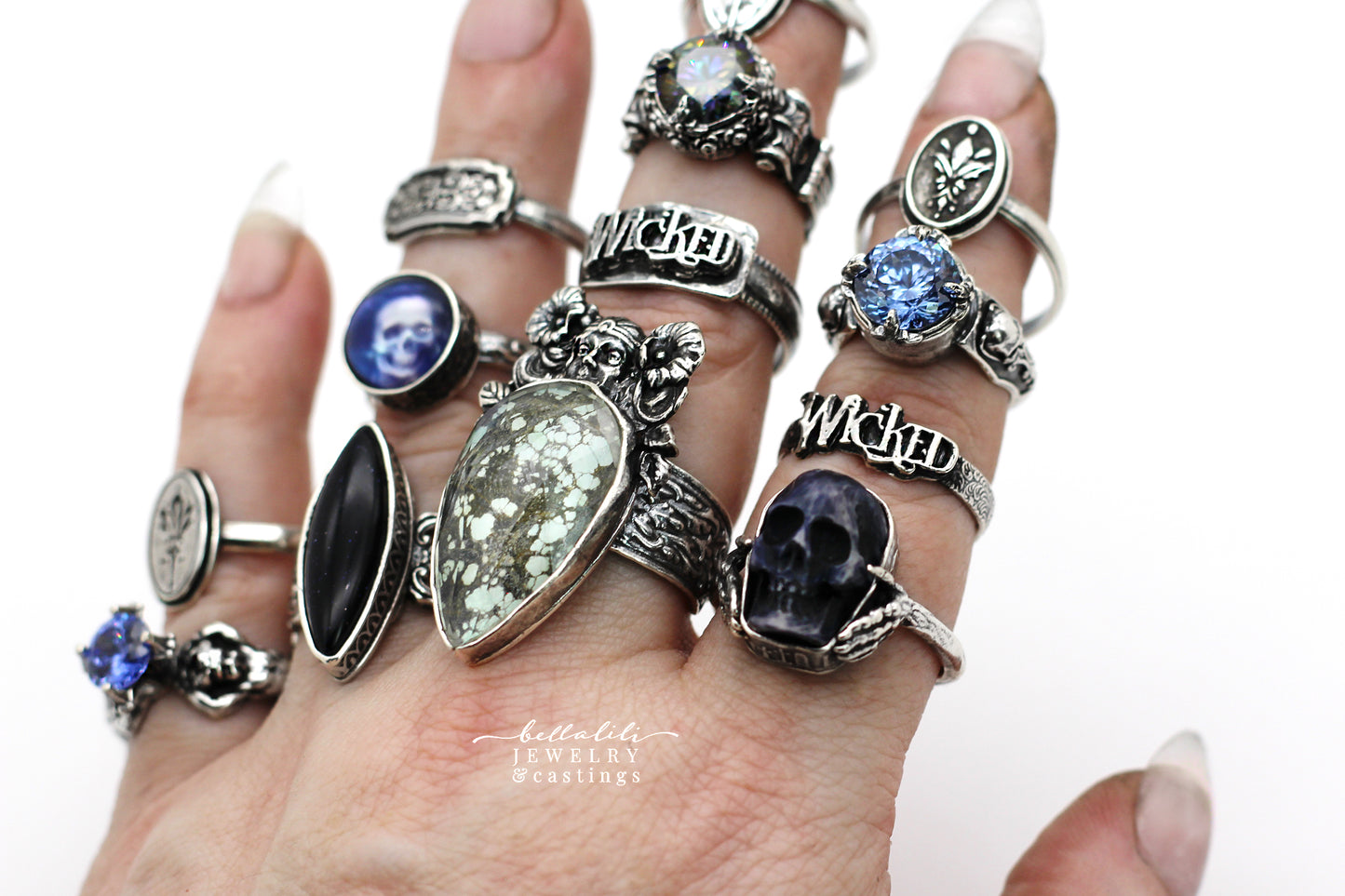 Darjeeling No.2, Tasseography Sterling Ring