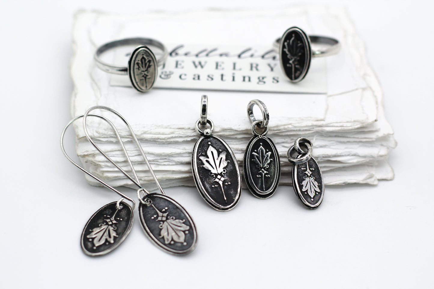 Darjeeling No.1, Tasseography Sterling Pendant