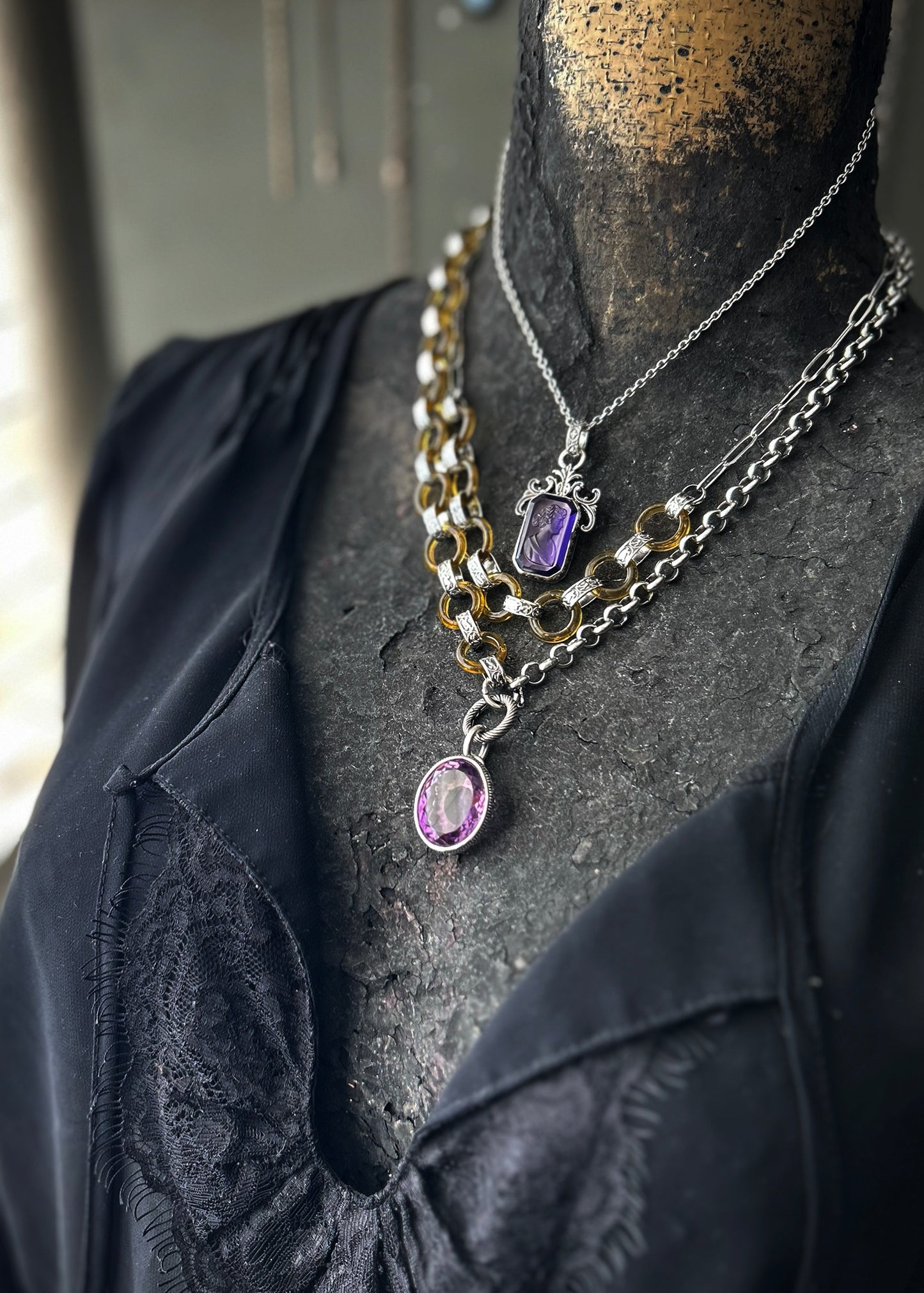 the Amethyst Exalted, 24ct Bolivian Amethyst Pendant