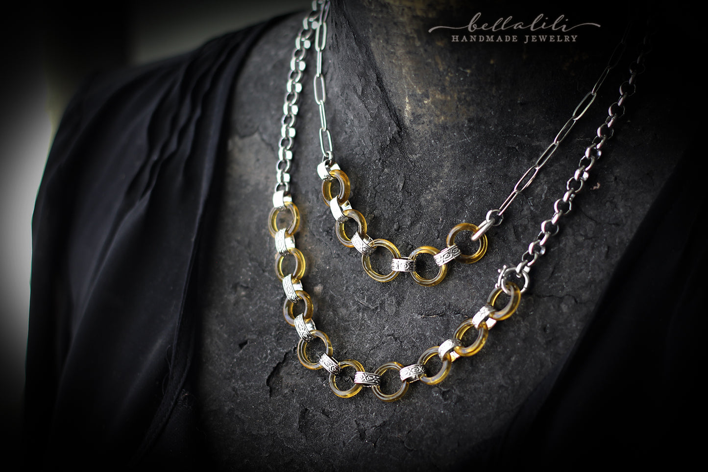 RAW UMBER TRADE BEADS