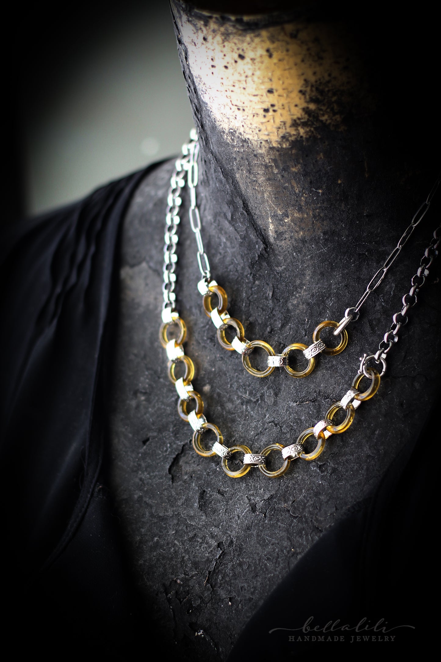 RAW UMBER TRADE BEADS