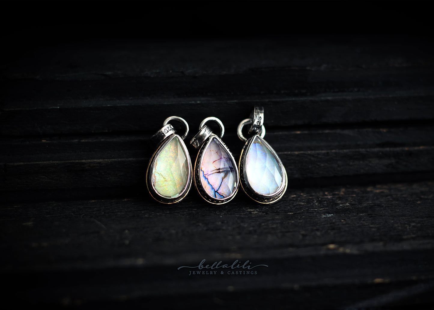 Noémie Opal Teardrop Sterling Pendant