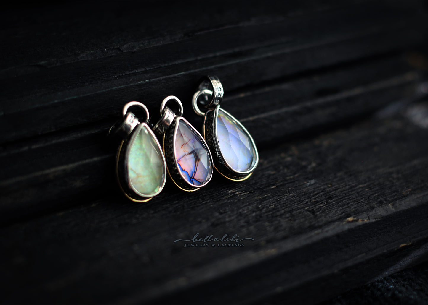 Noémie Opal Teardrop Sterling Pendant