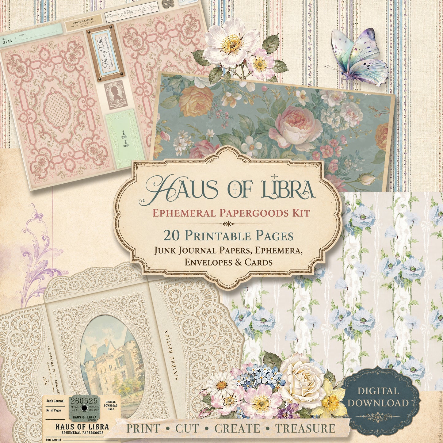 Haus of Libra Digital Download Junk Journal