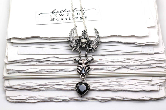 the Viceroy Post Apocalypse Sterling SIlver Macabre Necklace