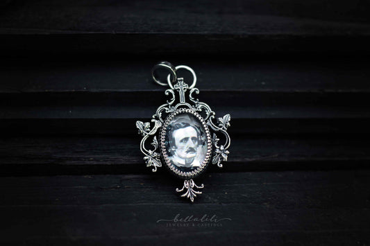 Poe & Lenore Pendant, Sterling