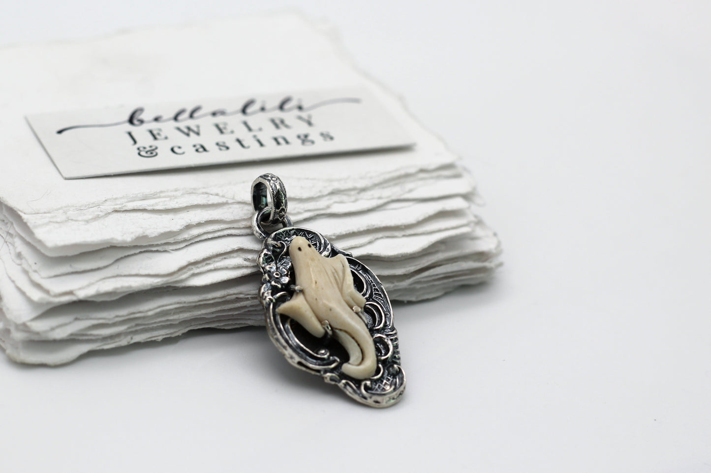 Ghosty, Sterling Silver Pendant