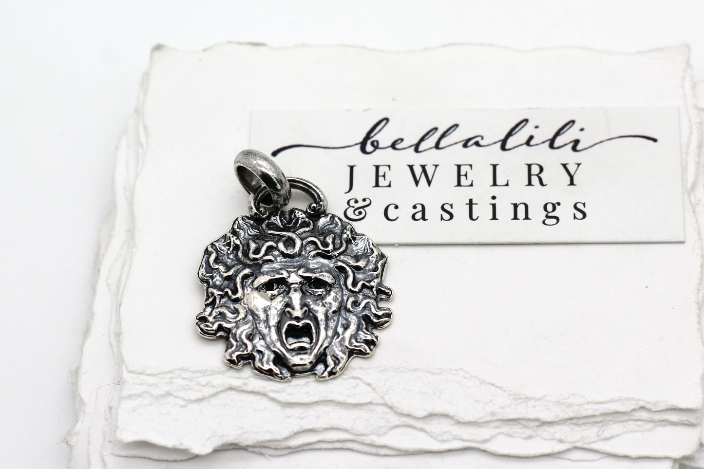 Sale! Feminine Gaze, Pendant Sterling Silver