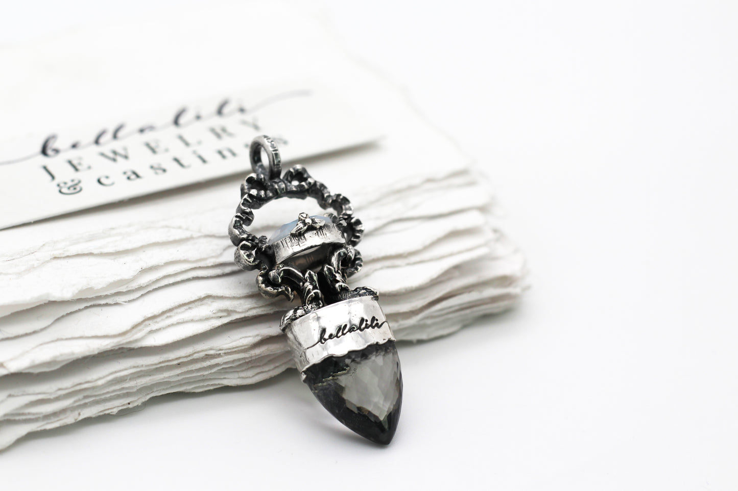 Oracle, Crystal Point Sterling Silver Pendant