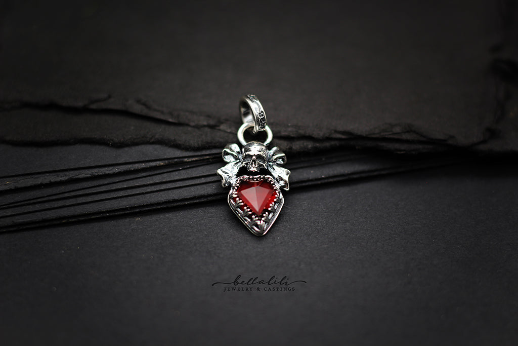 Dark Gift, House of Garnet, Sterling Silver handmade Jewelry